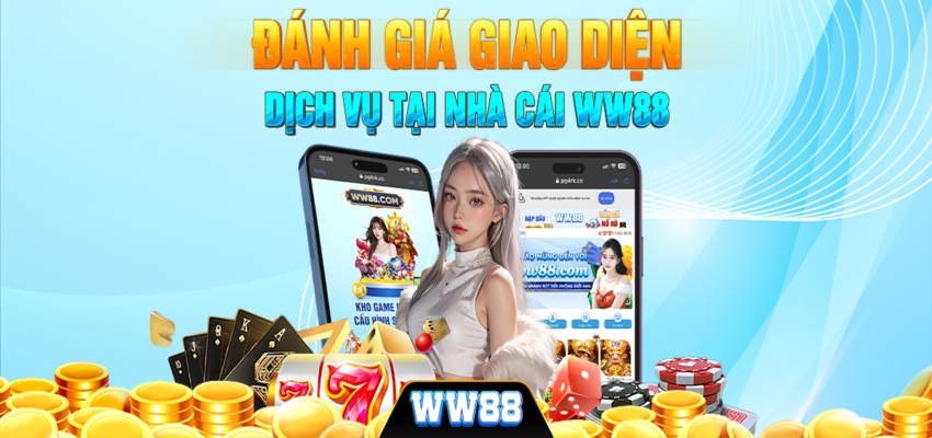 WW88 với giao diện đẹp mắt, màu sắc sinh động 